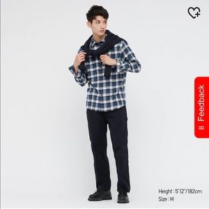 NWT Men’s Uniqlo long sleeve flannel shirt
